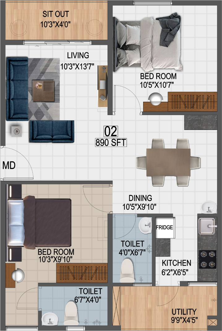 2 Bedrooms Bedrooms, ,2 BathroomsBathrooms,Apartment,Available Floor Plans,a040I00002IRZCpQAP