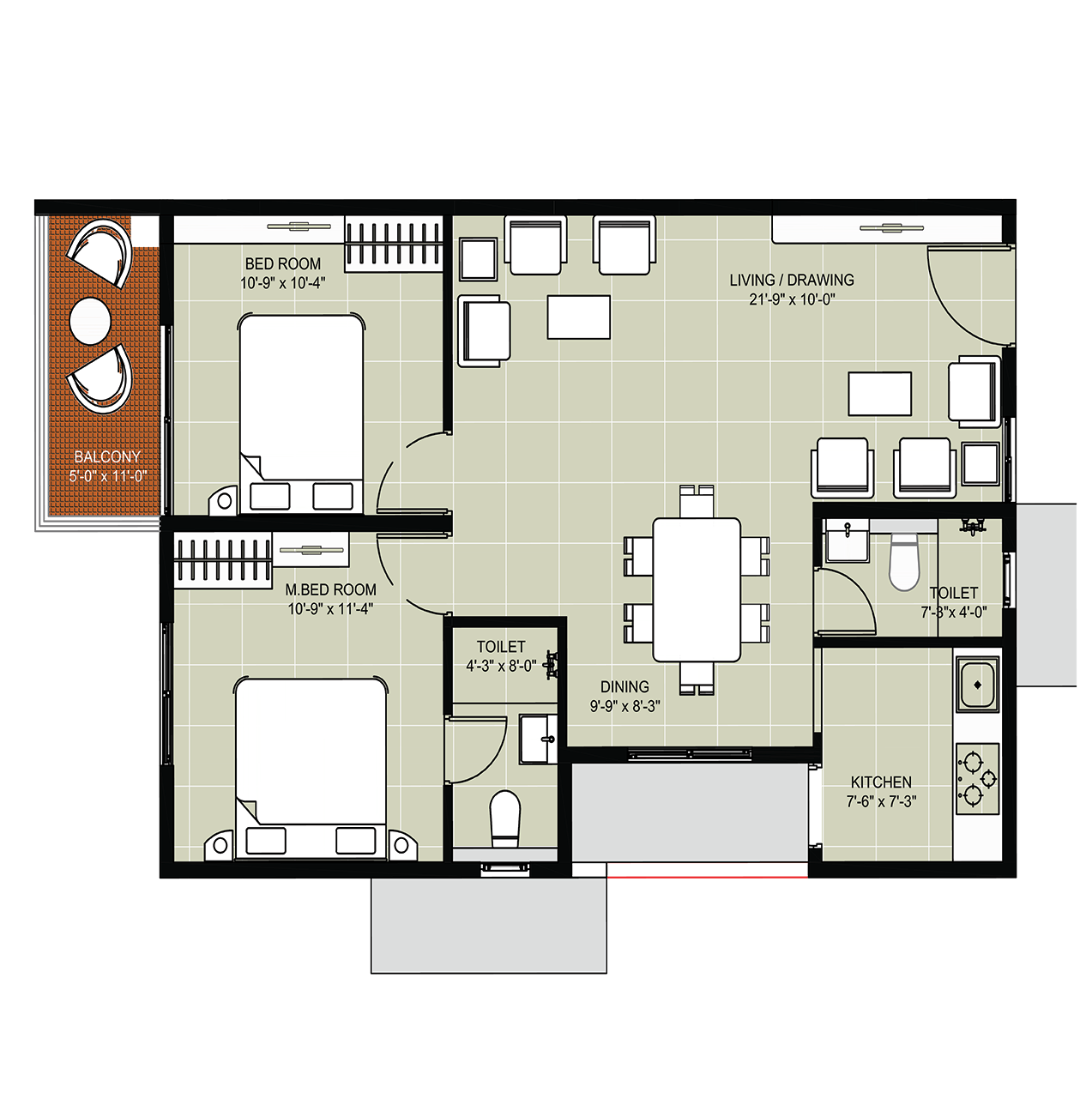 2 Bedrooms Bedrooms, ,2 BathroomsBathrooms,Apartment,Available Floor Plans,1531