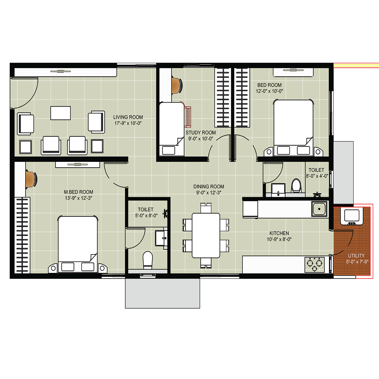 2.5 Bedrooms Bedrooms, ,2 BathroomsBathrooms,Apartment,Available Floor Plans,1563