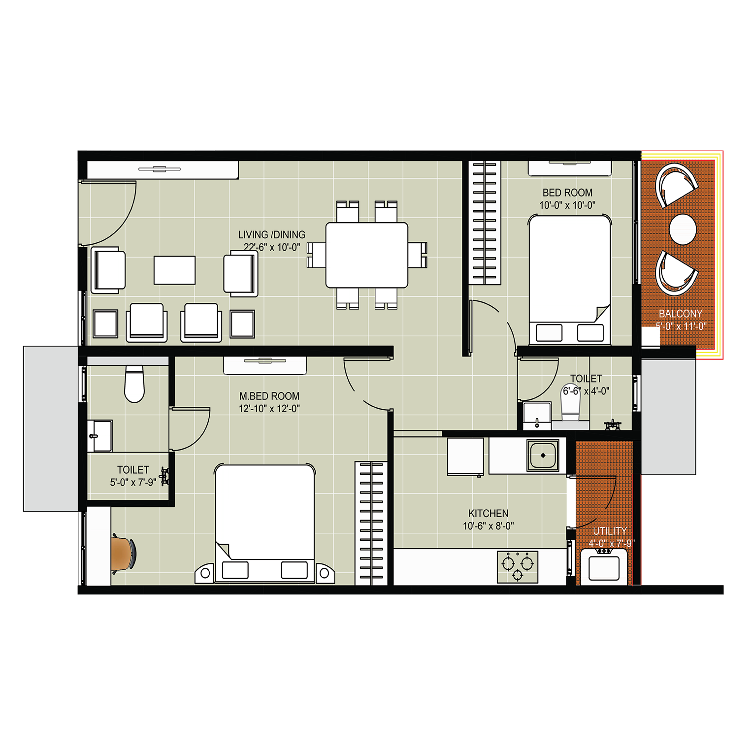 2 Bedrooms Bedrooms, ,2 BathroomsBathrooms,Apartment,Available Floor Plans,1544