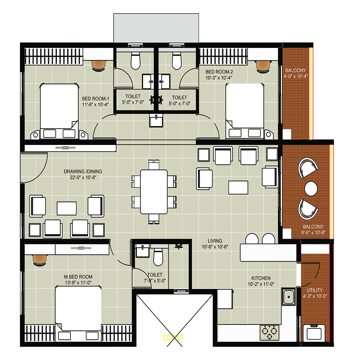3 Bedrooms Bedrooms, ,3 BathroomsBathrooms,Apartment,Available Floor Plans,1528