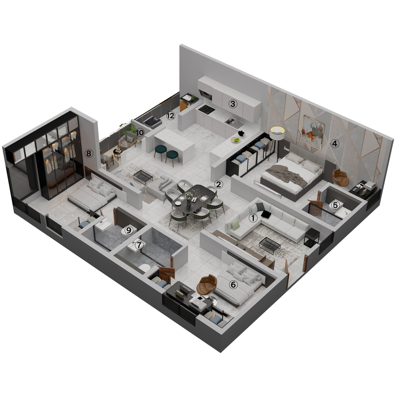 3 Bedrooms Bedrooms, ,3 BathroomsBathrooms,Apartment,Available Floor Plans,a049C0000009L6QQAU