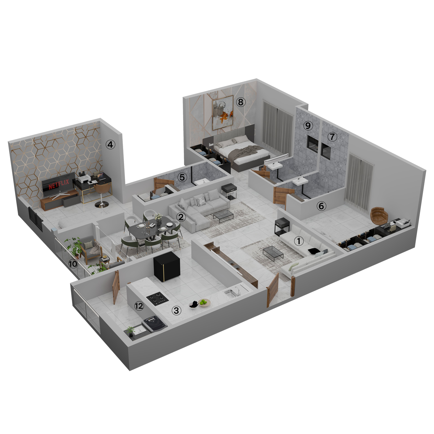 3 Bedrooms Bedrooms, ,3 BathroomsBathrooms,Apartment,Available Floor Plans,a049C0000009L6UQAU