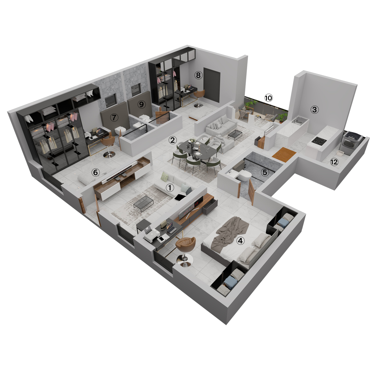 3 Bedrooms Bedrooms, ,3 BathroomsBathrooms,Apartment,Available Floor Plans,a049C0000009L6VQAU